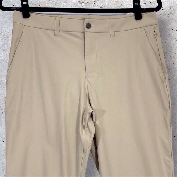 Lululemon Mens ABC Classic Fit Trouser Performance Pants 34x29 Khaki Beige - Picture 5 of 9